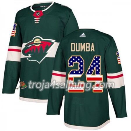 Minnesota Wild tröja Matt Dumba 24 Adidas 2017-2018 Grön USA Flag Fashion Authentic - NHL Tröjor Herr Minnesota Wild tröja Matt Dumba 24 Adidas 2017-2018 Grön USA Flag Fashion Authentic - NHL Tröjor Herr